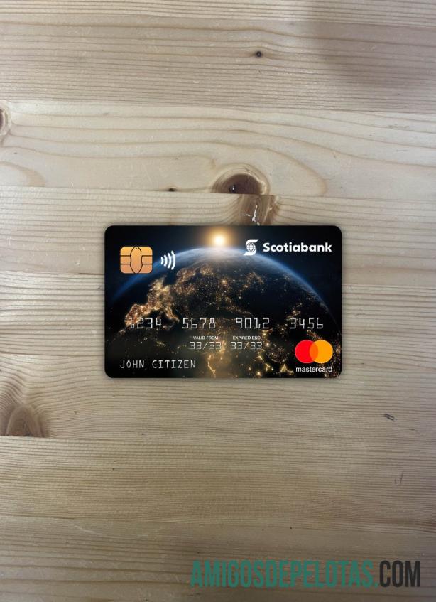 Frente Photolook do Scotiabank Mastercard de Hong Kong baixar para verificação